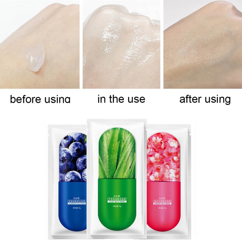 Facial Jelly Mask Sheet Deep Moisturing Face Mask Pack Essence Skin